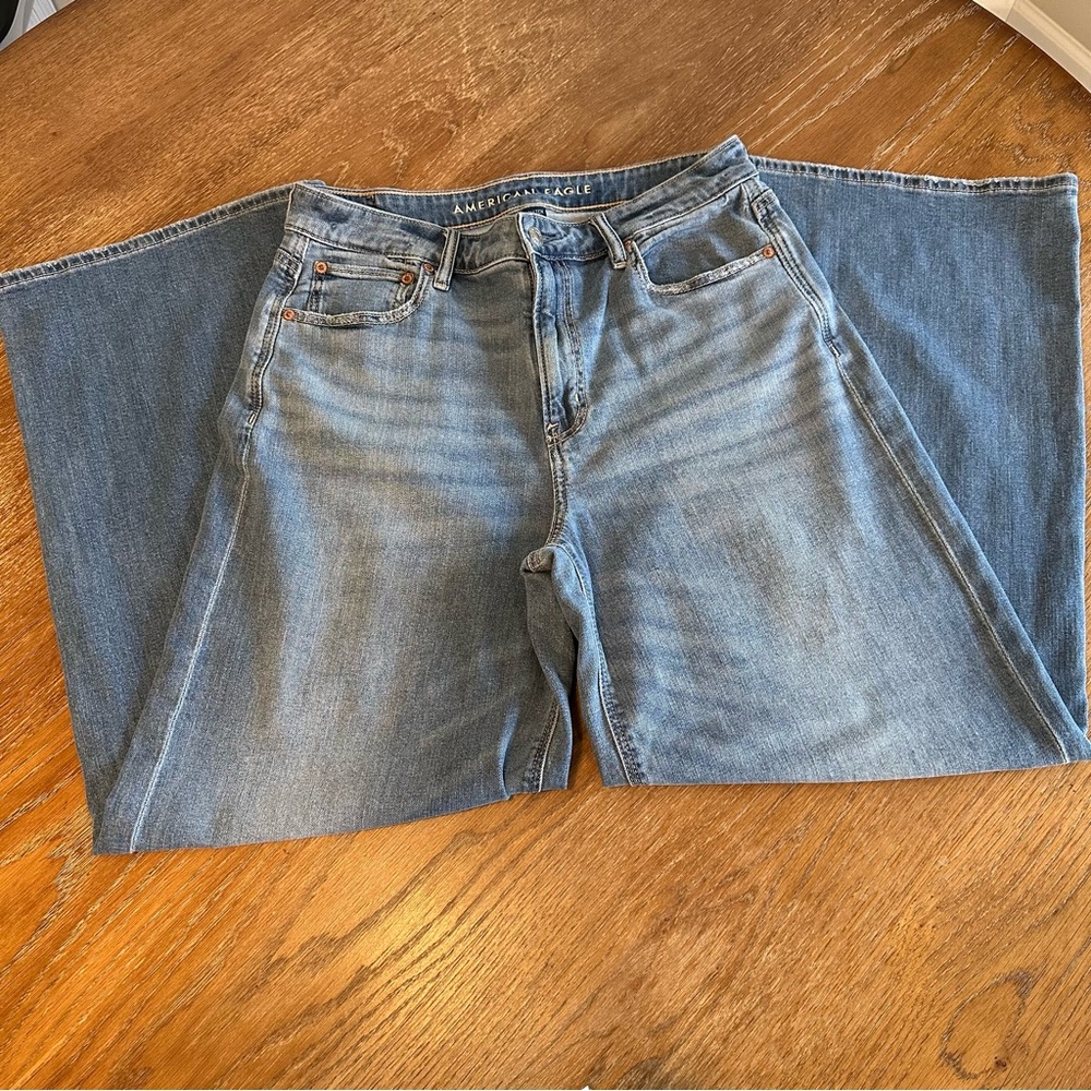 American Eagle Outfitters Light Blue Flare Jeans